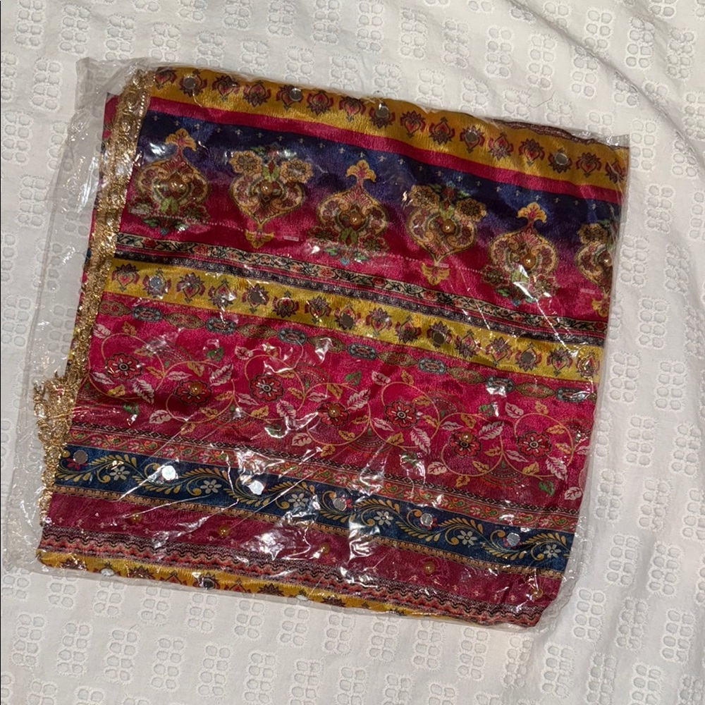 Colorful Patterned Pakistani Dupatta